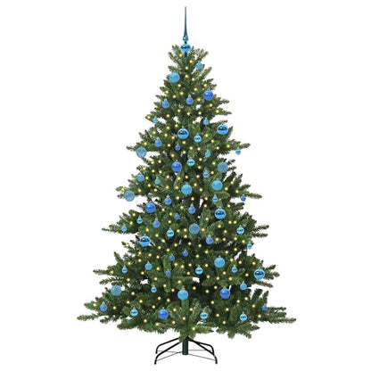 Albero di Natale Artificiale con Rami Pieghevoli 180 cm PVC