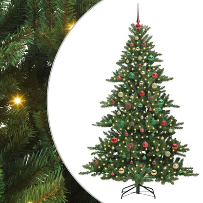 Albero di Natale Artificiale con Rami Pieghevoli 180 cm PVC