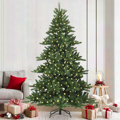 Albero di Natale Artificiale con Rami Pieghevoli 210 cm PVC