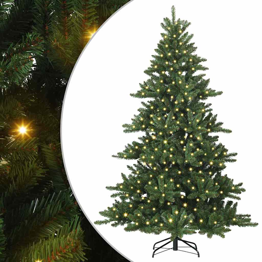 Albero di Natale Artificiale con Rami Pieghevoli 210 cm PVC