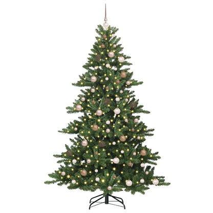 Albero di Natale Artificiale con Rami Pieghevoli 210 cm PVC
