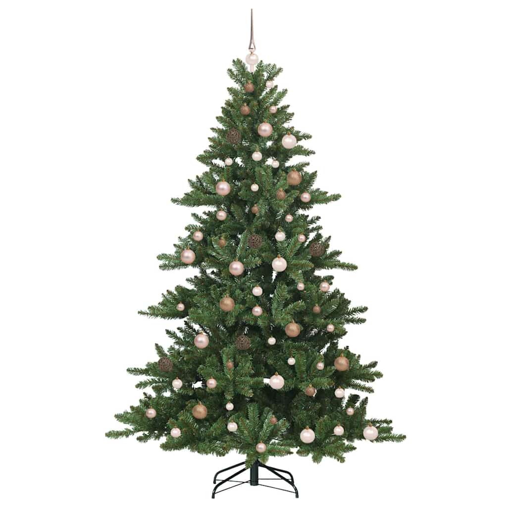 Albero di Natale Artificiale con Rami Pieghevoli 210 cm PVC