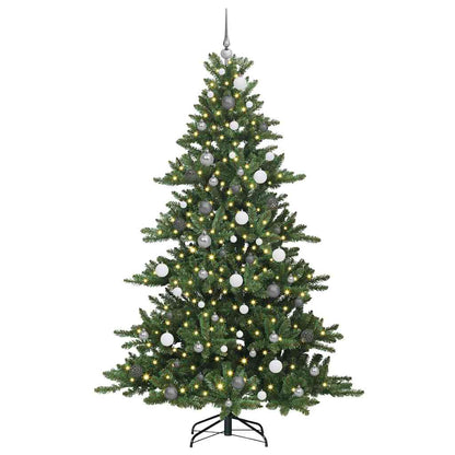 Albero di Natale Artificiale con Rami Pieghevoli 210 cm PVC