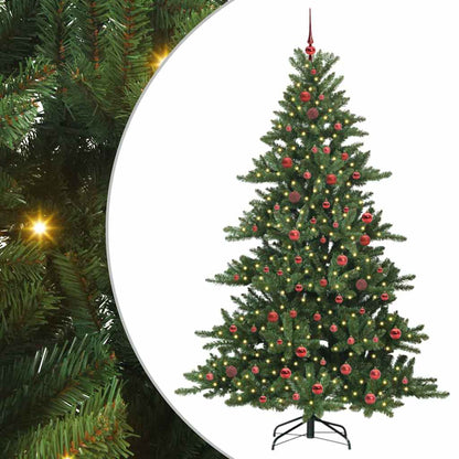 Albero di Natale Artificiale con Rami Pieghevoli 210 cm PVC