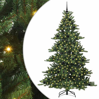 Albero di Natale Artificiale con Rami Pieghevoli 210 cm PVC