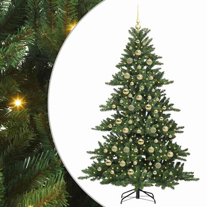 Albero di Natale Artificiale con Rami Pieghevoli 210 cm PVC