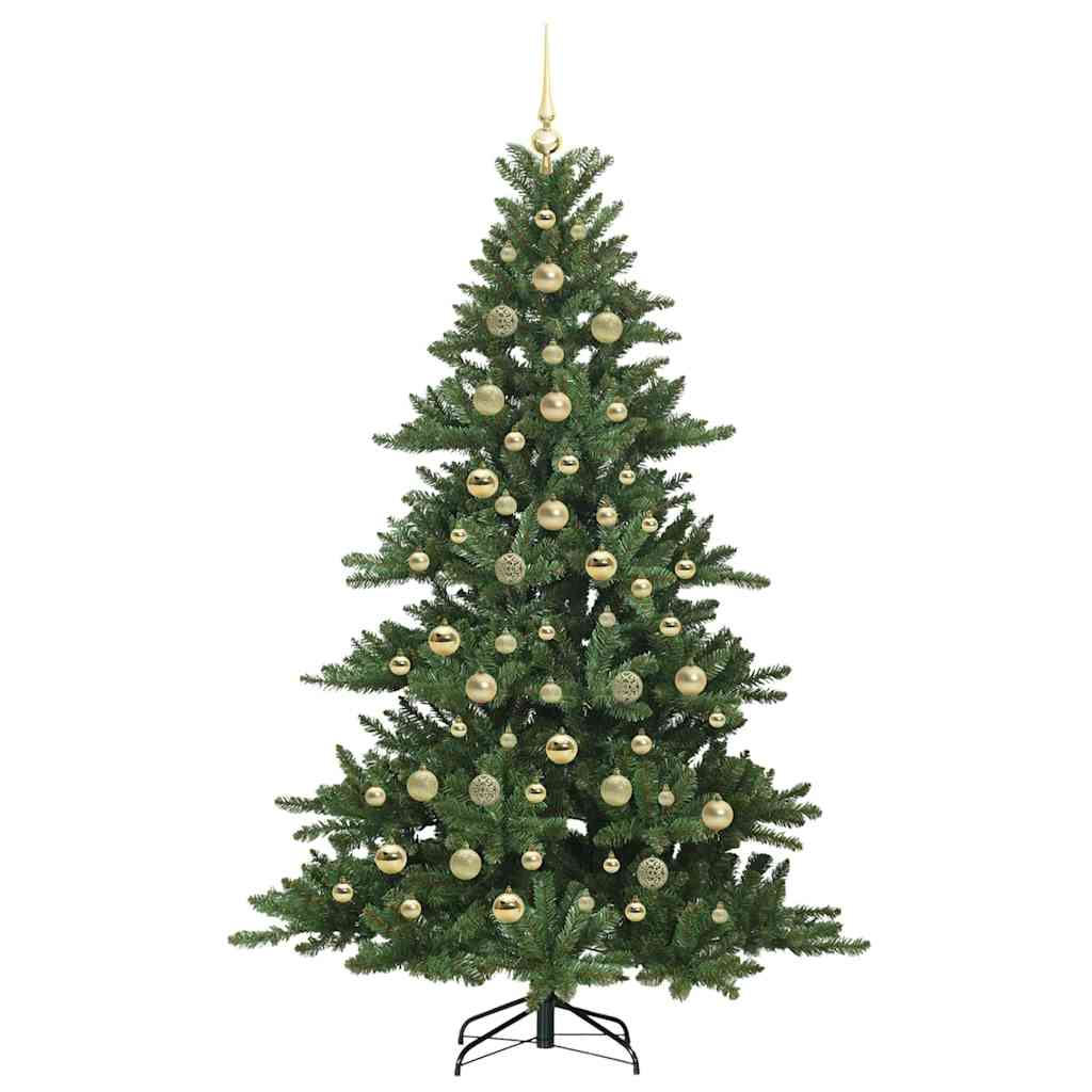Albero di Natale Artificiale con Rami Pieghevoli 210 cm PVC