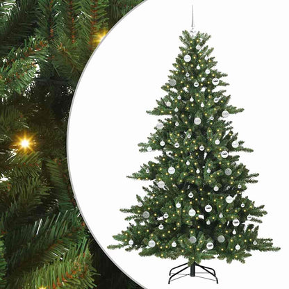 Albero di Natale Artificiale con Rami Pieghevoli 210 cm PVC