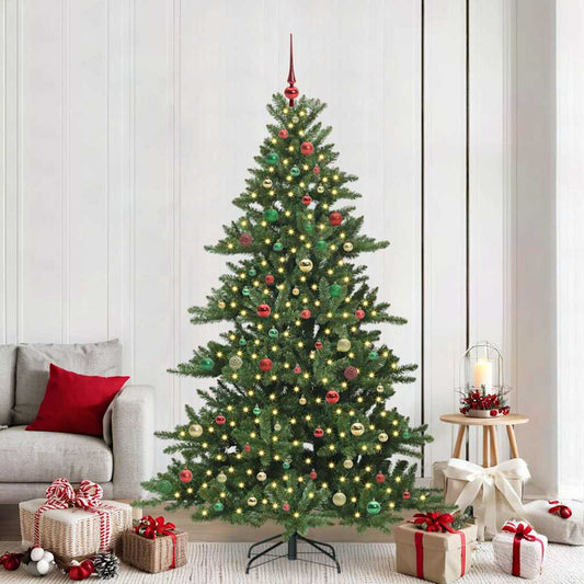Albero di Natale Artificiale con Rami Pieghevoli 210 cm PVC