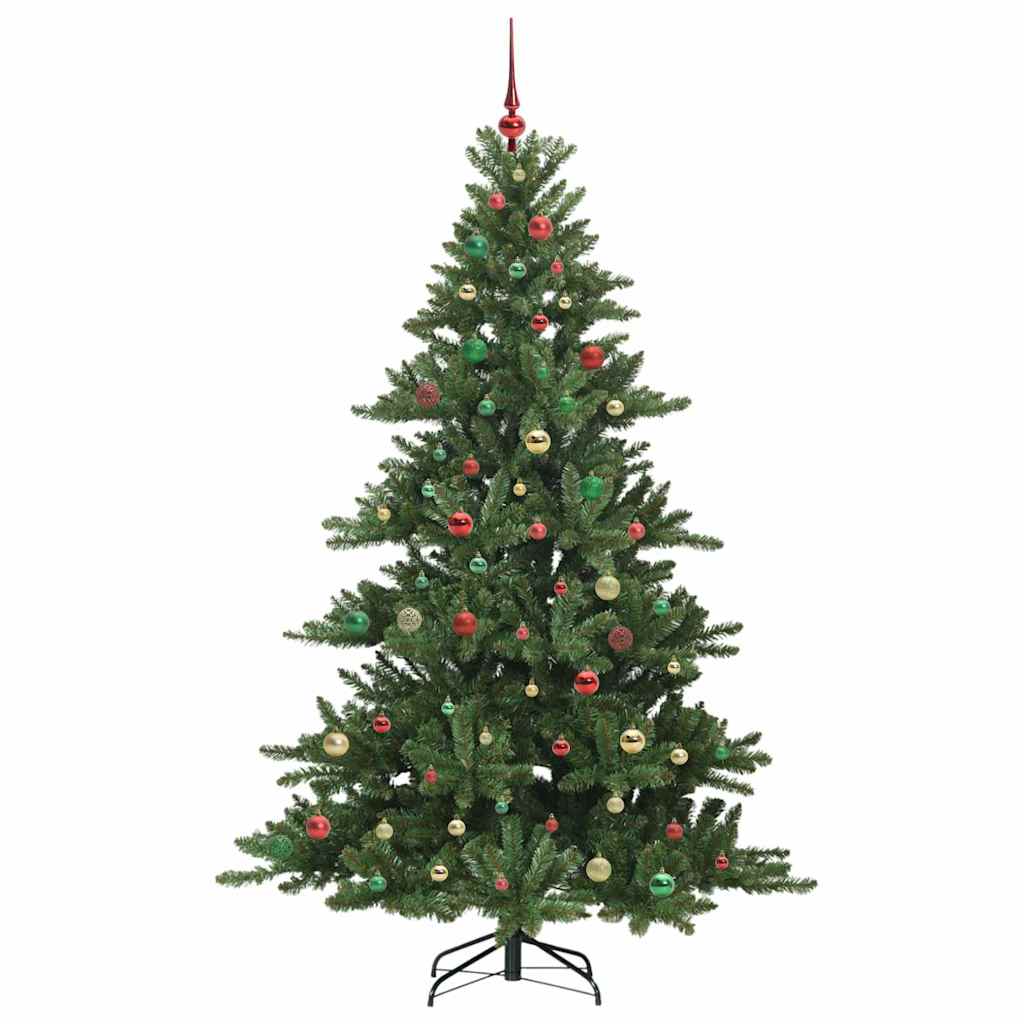 Albero di Natale Artificiale con Rami Pieghevoli 210 cm PVC