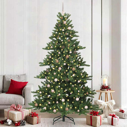 Albero di Natale Artificiale con Rami Pieghevoli 240 cm PVC