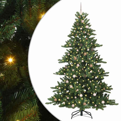 Albero di Natale Artificiale con Rami Pieghevoli 240 cm PVC