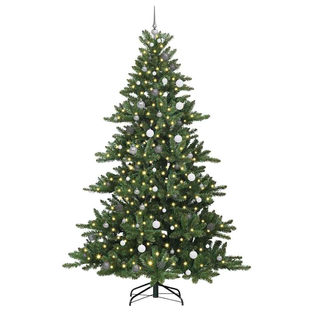 Albero di Natale Artificiale con Rami Pieghevoli 240 cm PVC