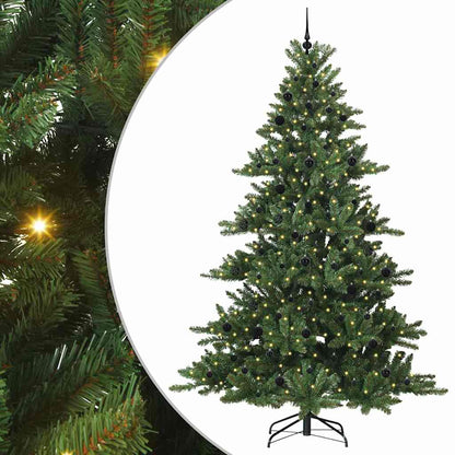 Albero di Natale Artificiale con Rami Pieghevoli 240 cm PVC