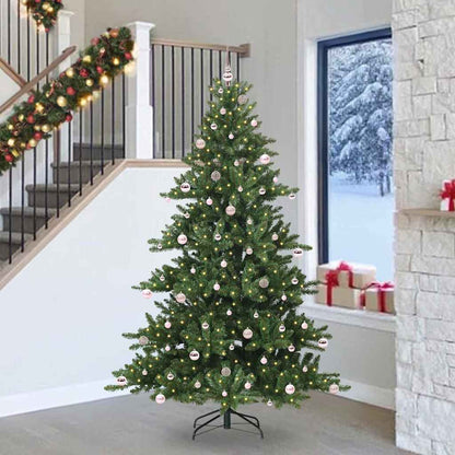 Albero di Natale Artificiale con Rami Pieghevoli 240 cm PVC
