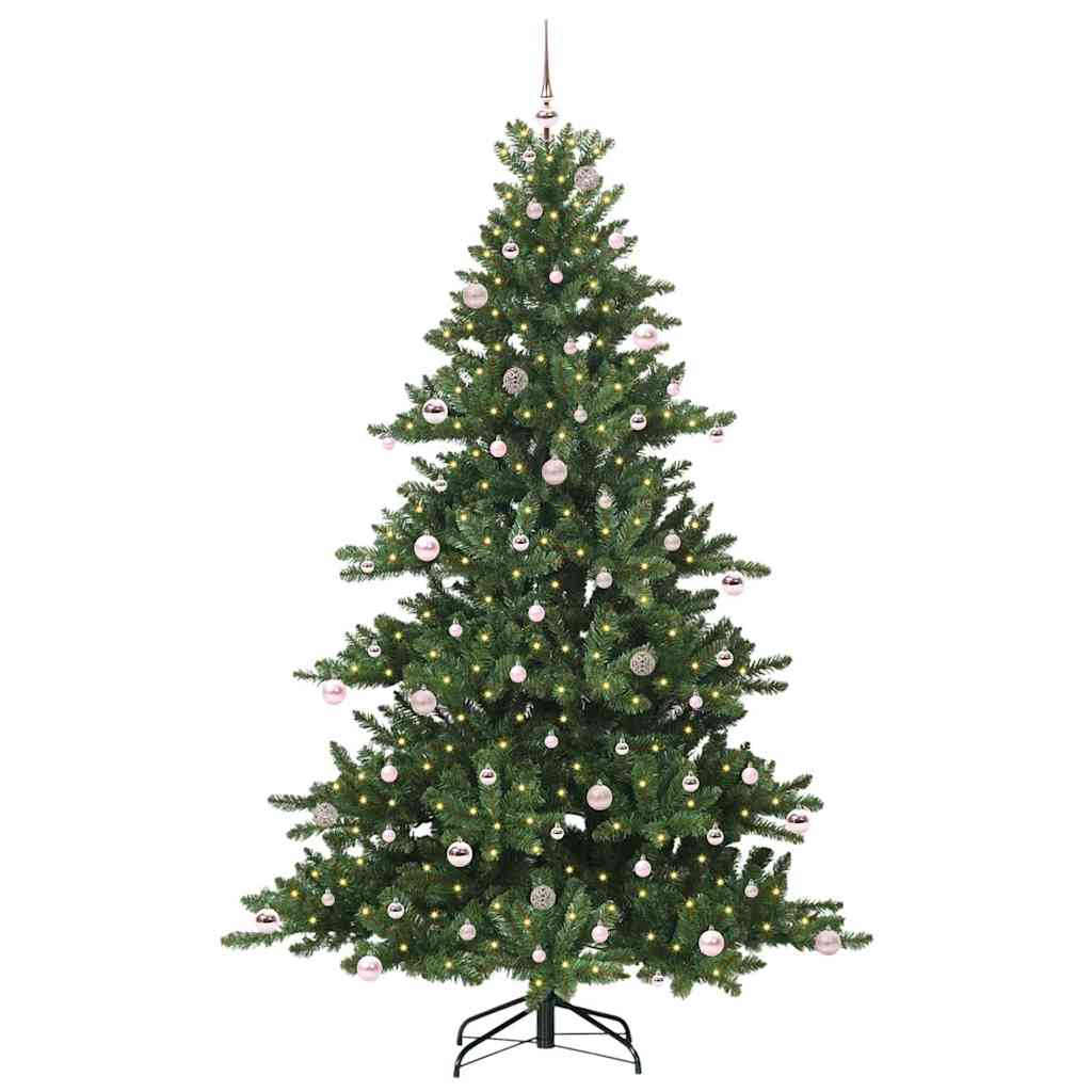 Albero di Natale Artificiale con Rami Pieghevoli 240 cm PVC