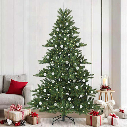Albero di Natale Artificiale con Rami Pieghevoli 240 cm PVC