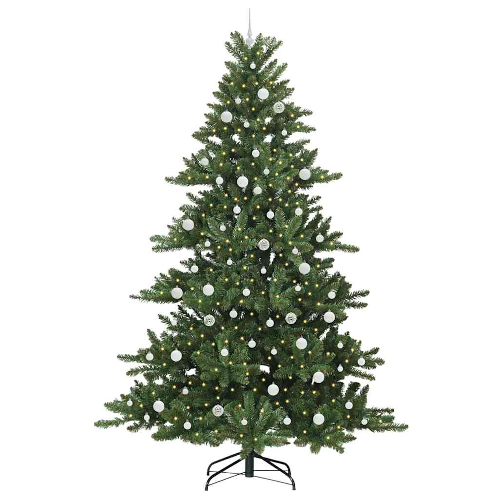 Albero di Natale Artificiale con Rami Pieghevoli 240 cm PVC