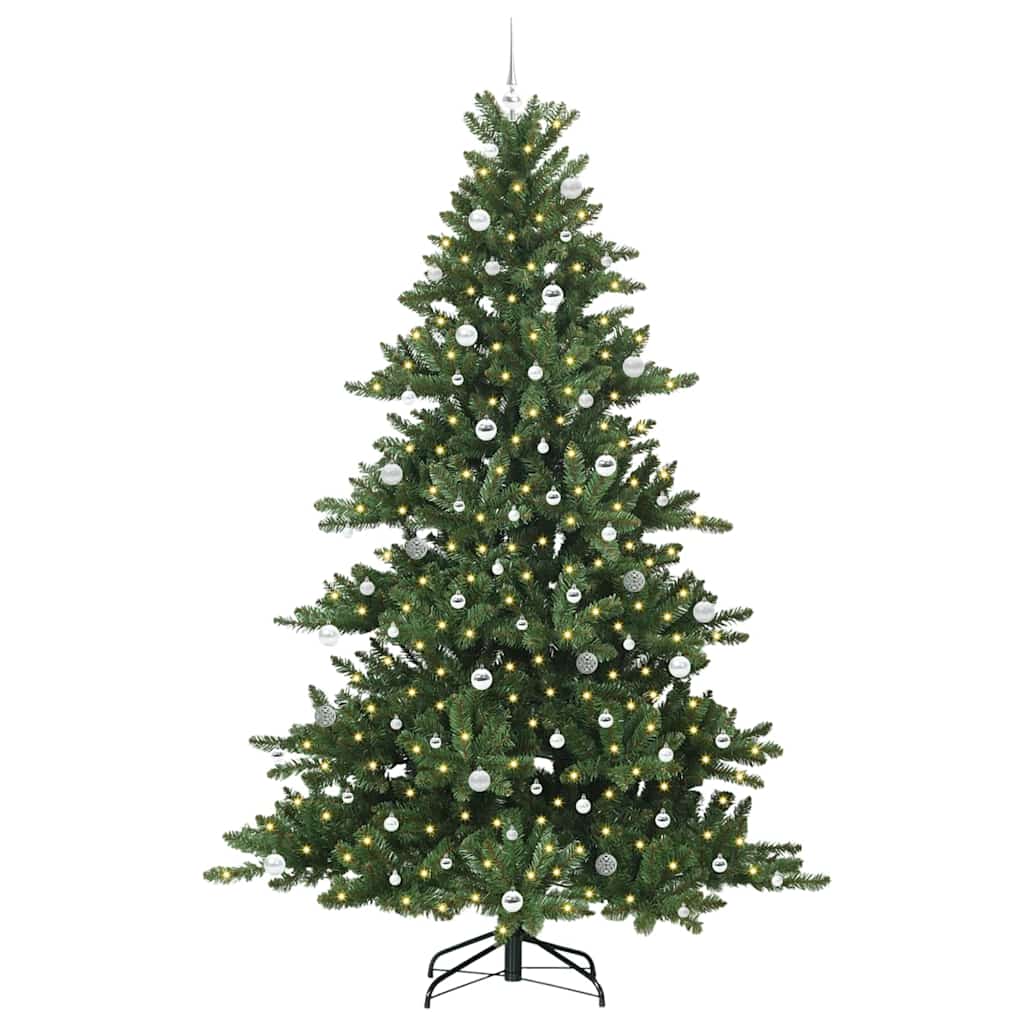 Albero di Natale Artificiale con Rami Pieghevoli 240 cm PVC