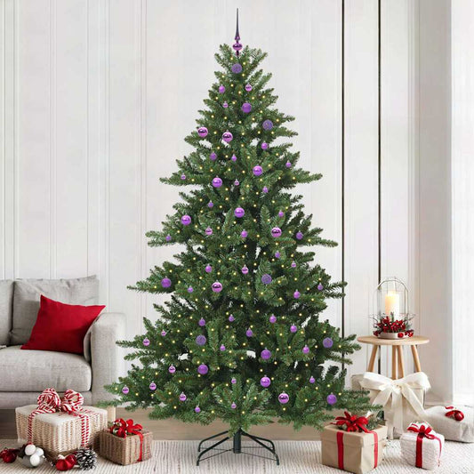 Albero di Natale Artificiale con Rami Pieghevoli 240 cm PVC