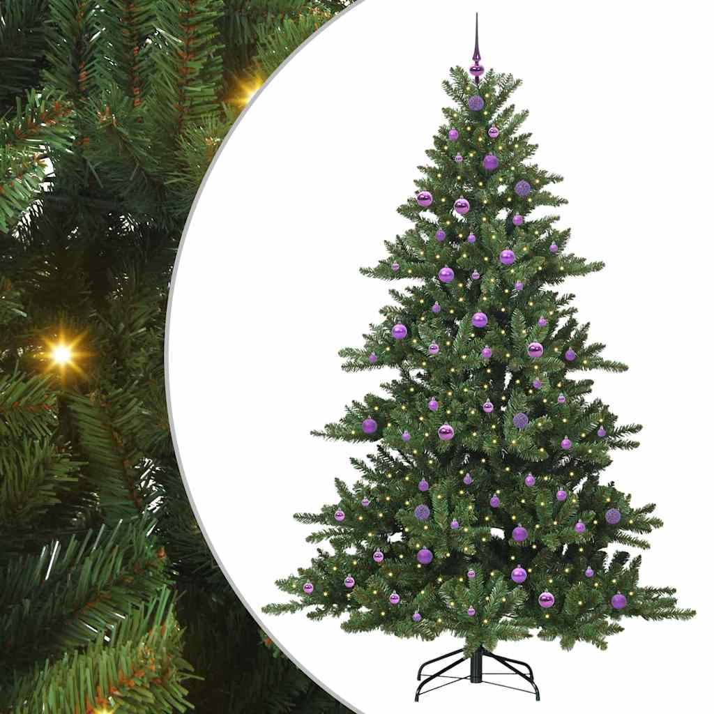 Albero di Natale Artificiale con Rami Pieghevoli 240 cm PVC