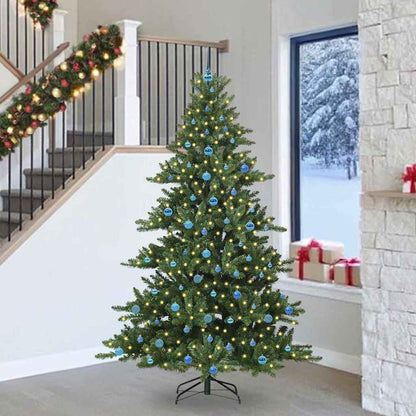 Albero di Natale Artificiale con Rami Pieghevoli 240 cm PVC