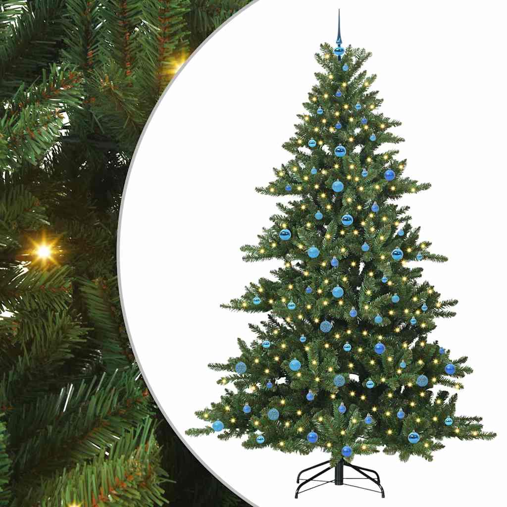 Albero di Natale Artificiale con Rami Pieghevoli 240 cm PVC
