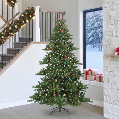 Albero di Natale Artificiale con Rami Pieghevoli 240 cm PVC