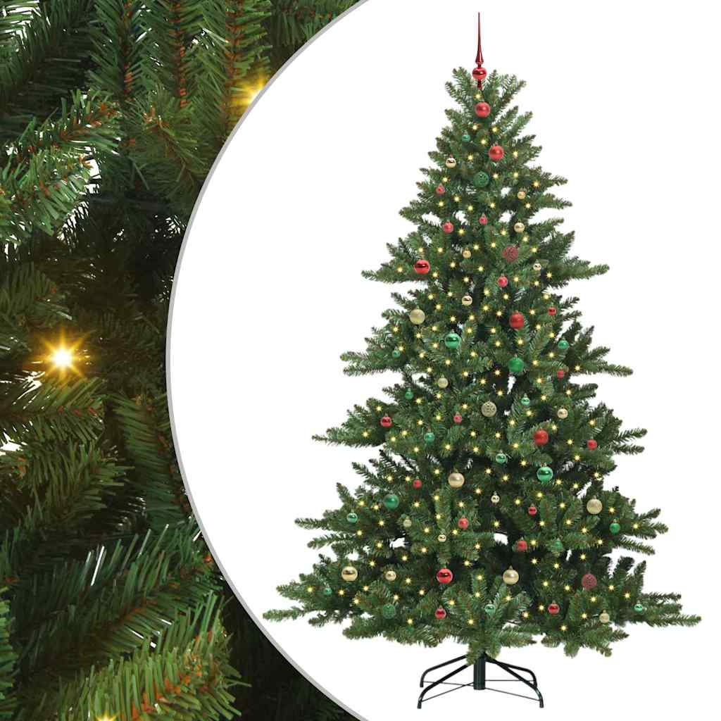 Albero di Natale Artificiale con Rami Pieghevoli 240 cm PVC