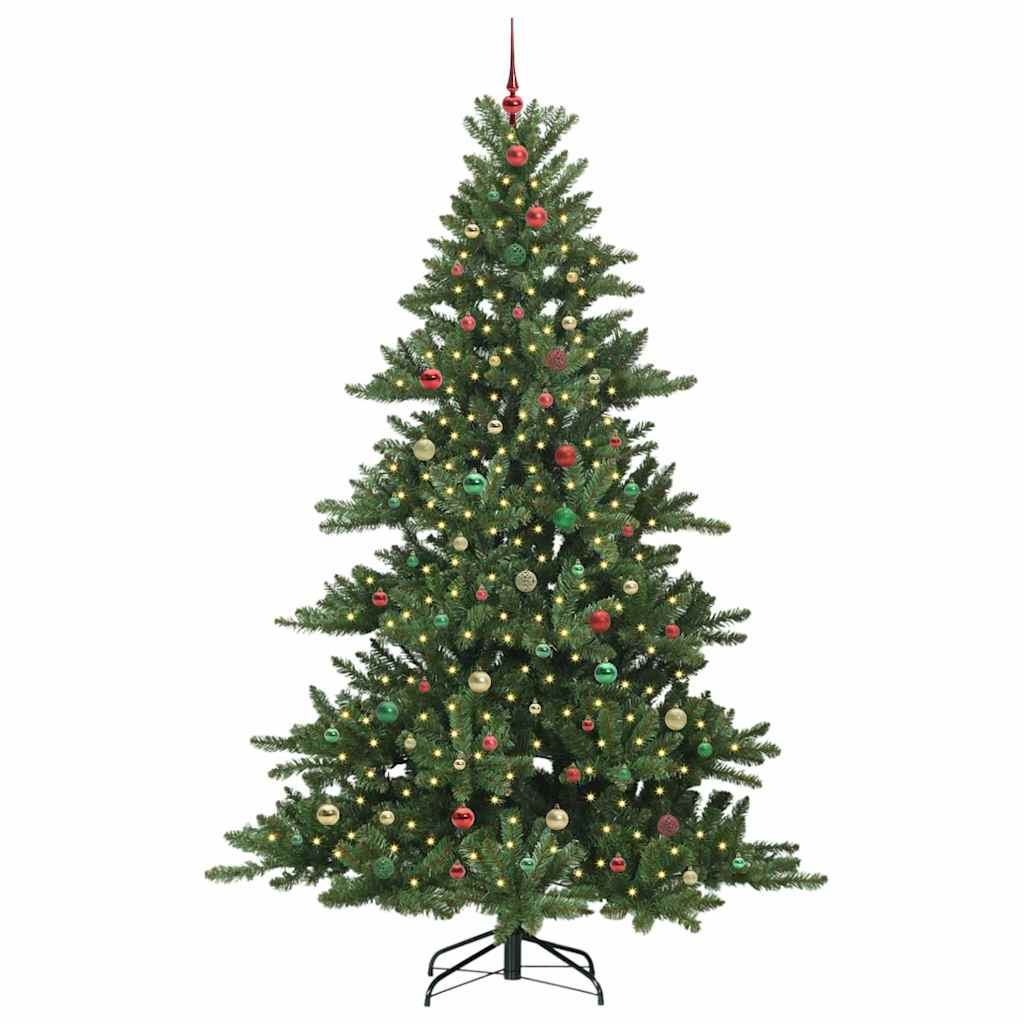 Albero di Natale Artificiale con Rami Pieghevoli 240 cm PVC