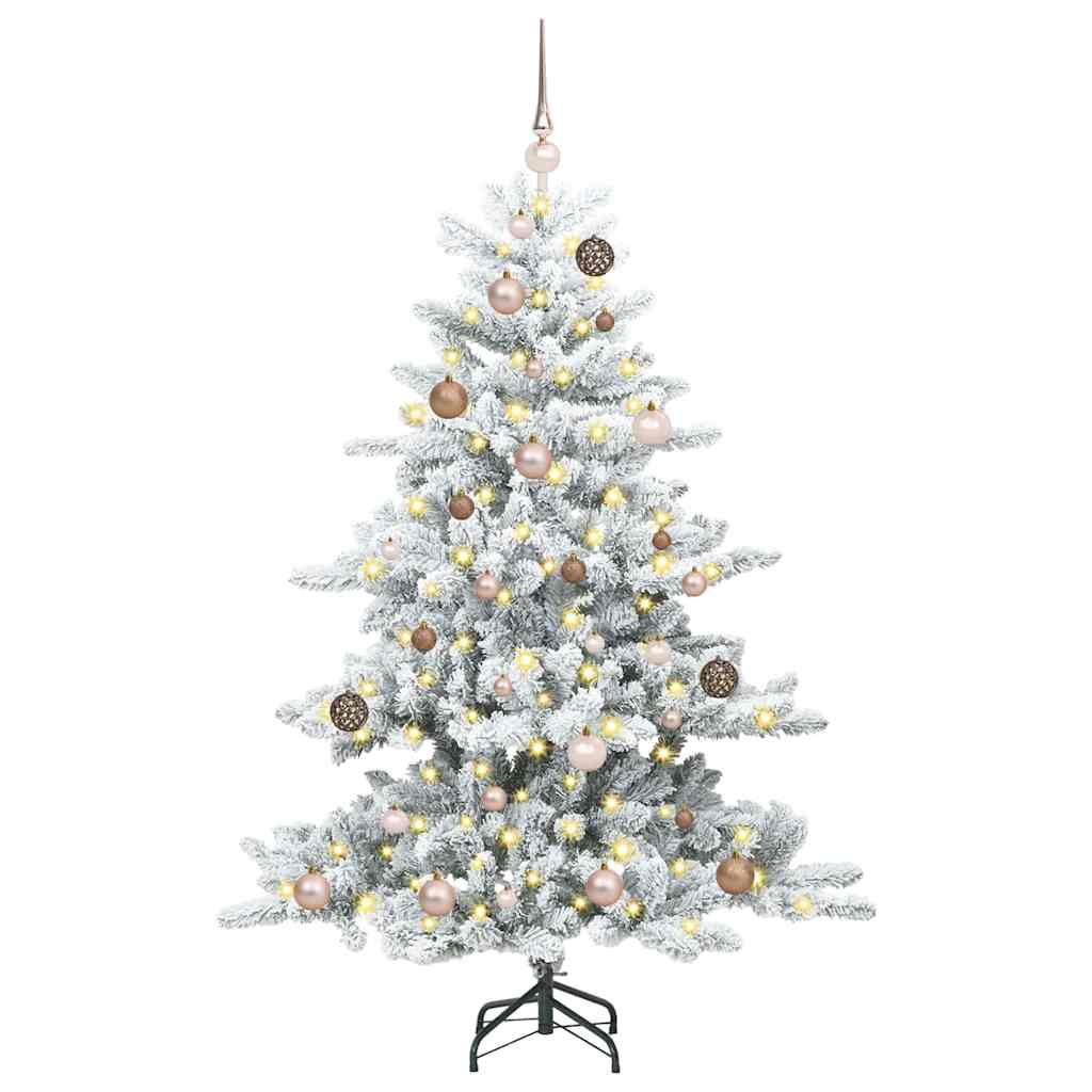Albero di Natale Artificiale con Rami Pieghevoli 150 cm PVC