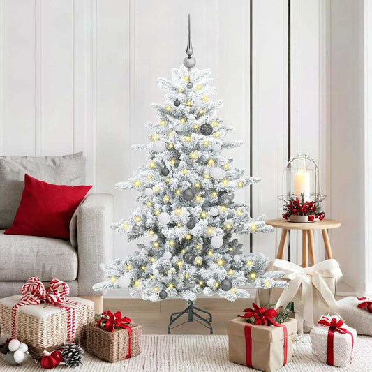 Albero di Natale Artificiale con Rami Pieghevoli 150 cm PVC