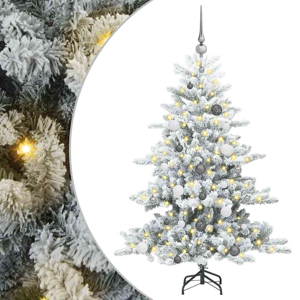 Albero di Natale Artificiale con Rami Pieghevoli 150 cm PVC
