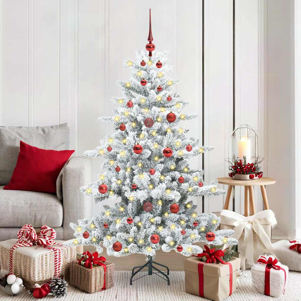 Albero di Natale Artificiale con Rami Pieghevoli 150 cm PVC
