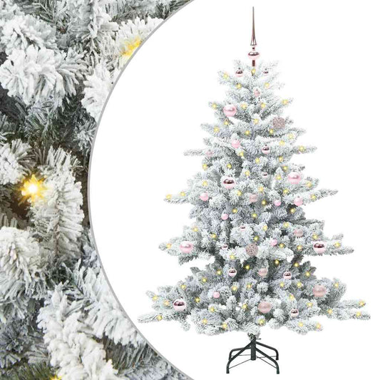 Albero di Natale Artificiale con Rami Pieghevoli 150 cm PVC