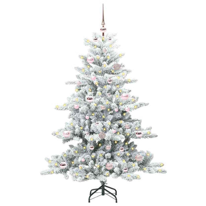 Albero di Natale Artificiale con Rami Pieghevoli 150 cm PVC