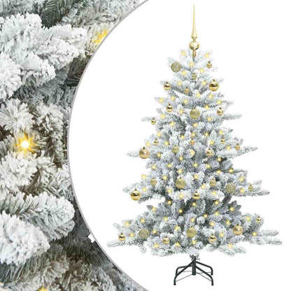 Albero di Natale Artificiale con Rami Pieghevoli 150 cm PVC