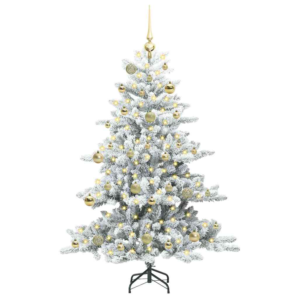 Albero di Natale Artificiale con Rami Pieghevoli 150 cm PVC