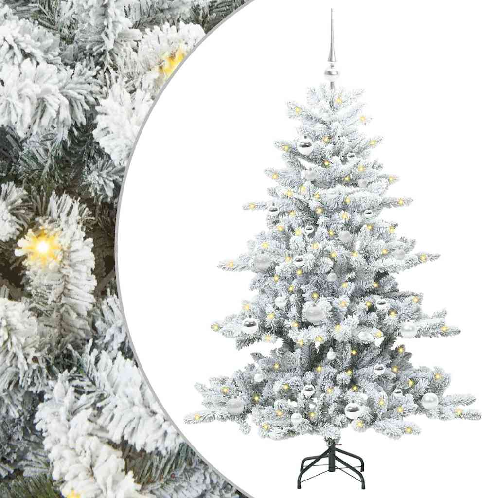 Albero di Natale Artificiale con Rami Pieghevoli 150 cm PVC