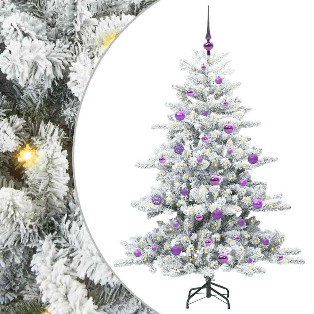 Albero di Natale Artificiale con Rami Pieghevoli 150 cm PVC