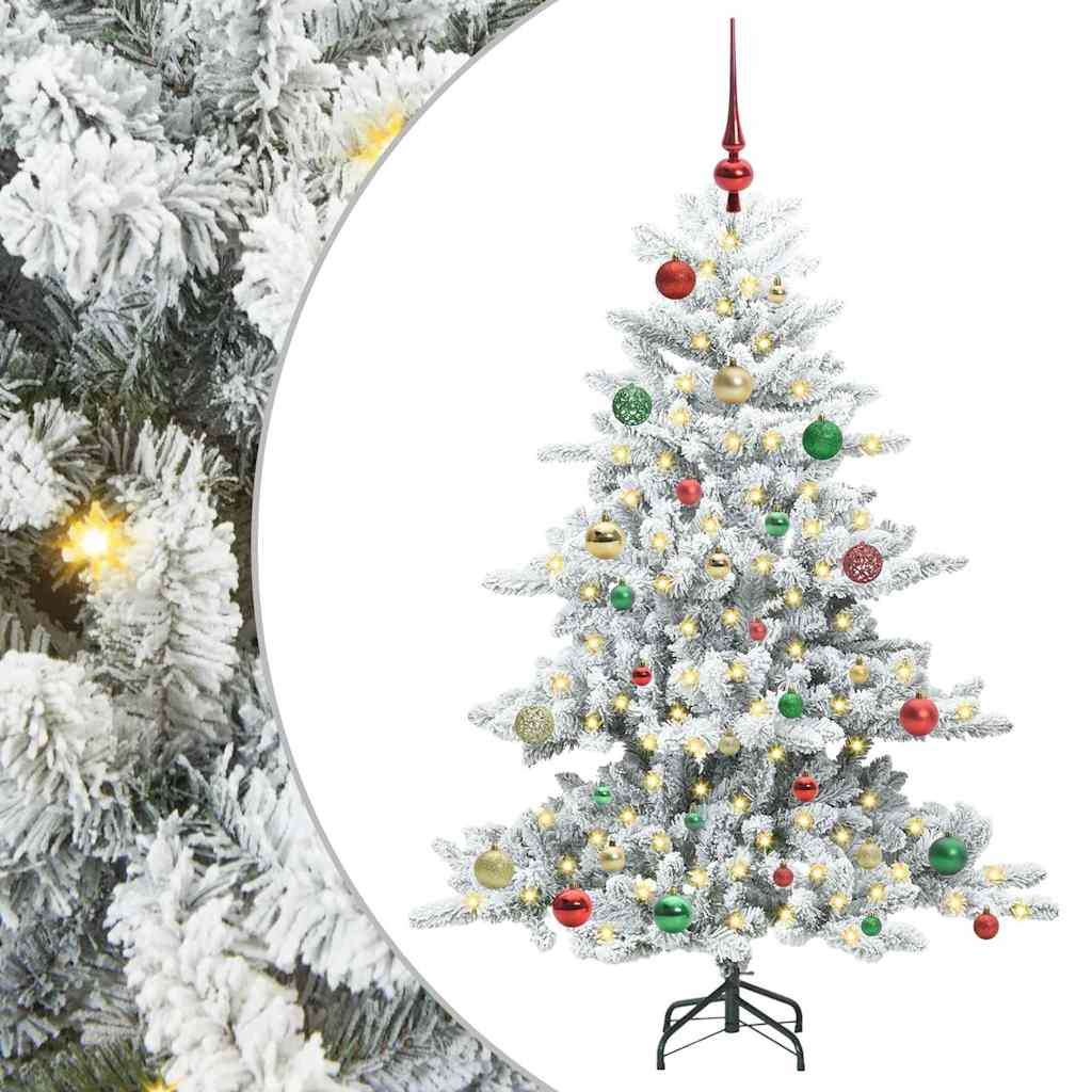 Albero di Natale Artificiale con Rami Pieghevoli 150 cm PVC