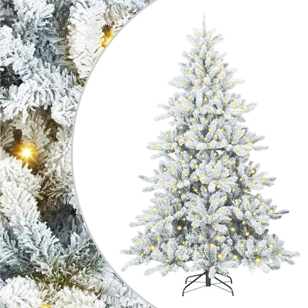 Albero di Natale Artificiale con Rami Pieghevoli 180 cm PVC
