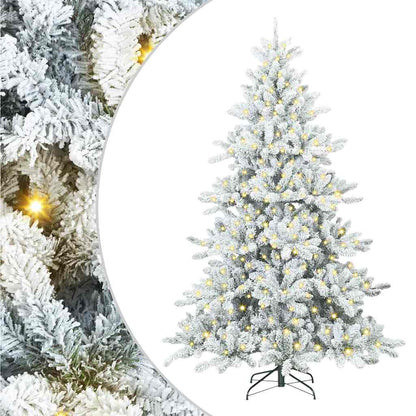 Albero di Natale Artificiale con Rami Pieghevoli 180 cm PVC