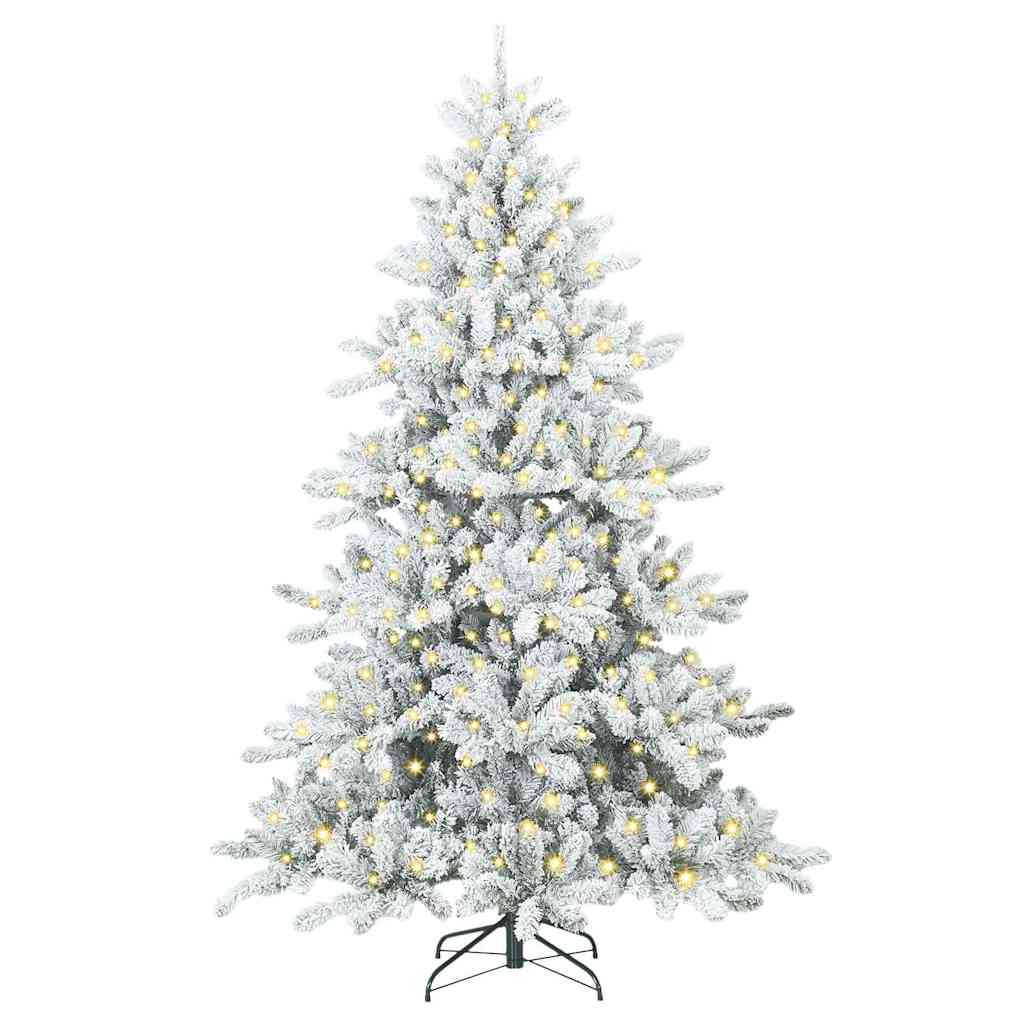Albero di Natale Artificiale con Rami Pieghevoli 180 cm PVC