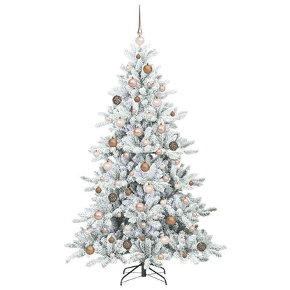 Albero di Natale Artificiale con Rami Pieghevoli 180 cm PVC