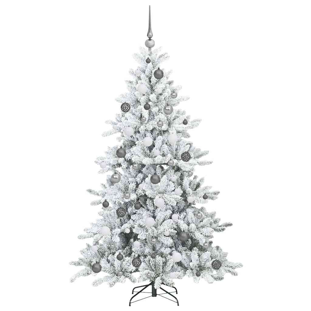 Albero di Natale Artificiale con Rami Pieghevoli 180 cm PVC