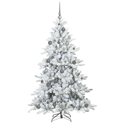 Albero di Natale Artificiale con Rami Pieghevoli 180 cm PVC