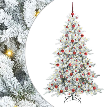 Albero di Natale Artificiale con Rami Pieghevoli 180 cm PVC