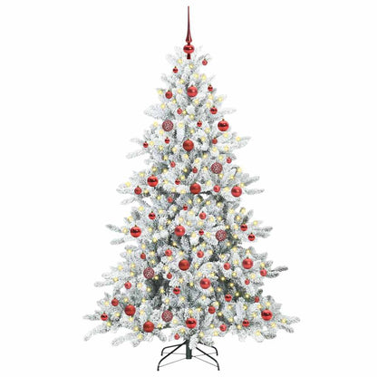 Albero di Natale Artificiale con Rami Pieghevoli 180 cm PVC