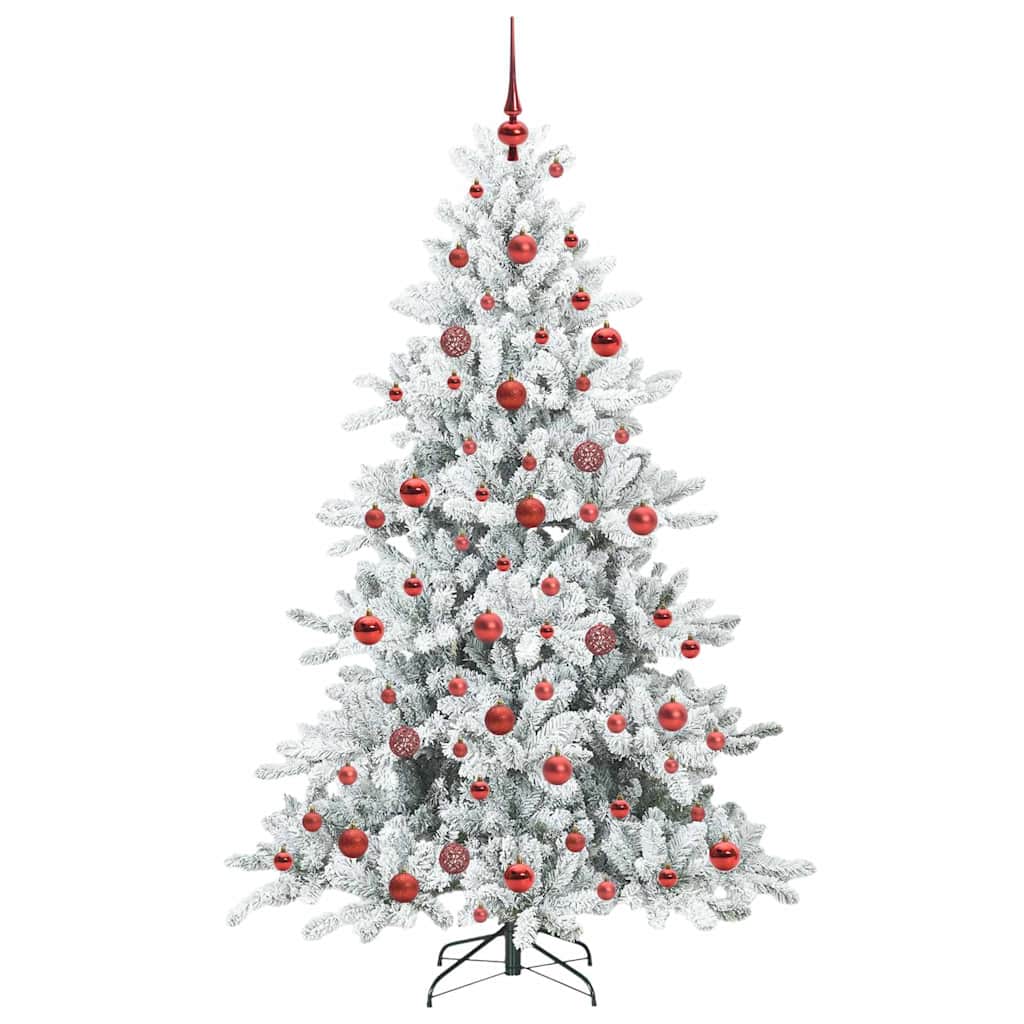 Albero di Natale Artificiale con Rami Pieghevoli 180 cm PVC